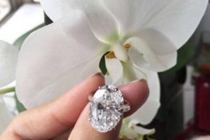 large oval diamond ring